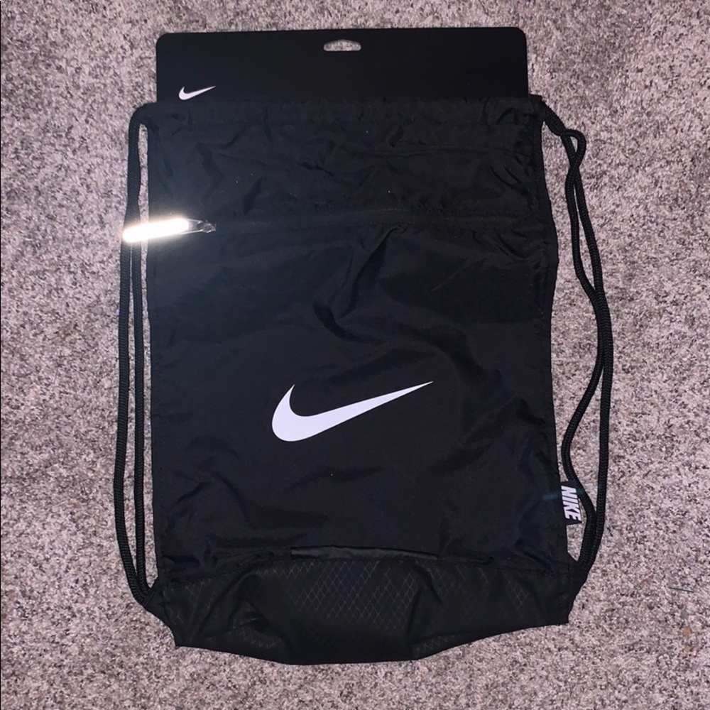 Nike Black drawstring bag